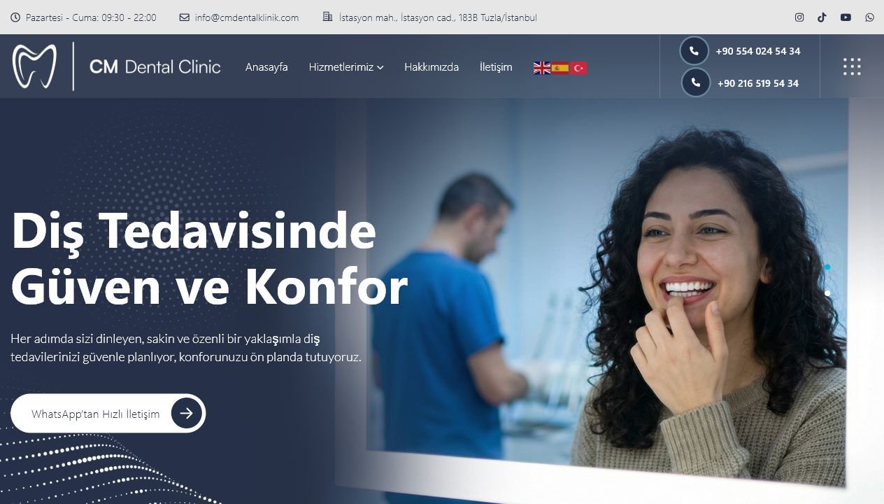 CM Dental Klinik referans görüntüsü